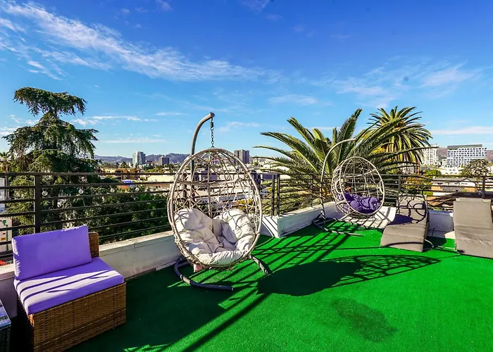 Hollywood Famous Townhome With Pvt Rooftop Scenic Views